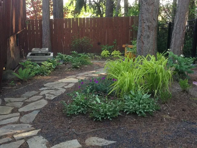 Matthew Shepherd's backyard at his home in Beaverton, Ore. (Photo courtesy of Matthew Shepherd)