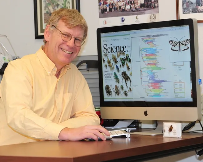 Karl Kjer, newly appointed Schlinger Chair of Systematic Entomology in the UC Davis Department of Entomology and Nematology, will deliver a Premier Presentation at the ESA meeting. (Photo by Kathy Keatley Garvey)