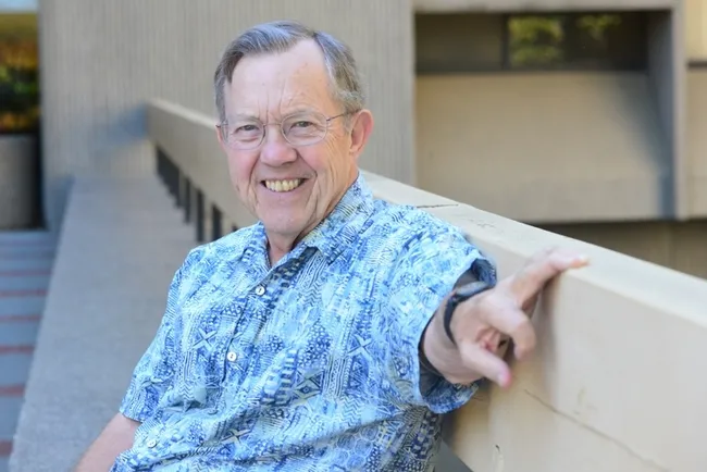 UC Davis emeritus professor Hugh Dingle, noted animal migration expert, was recently interviewed by National Public Radio. (Photo by Kathy Keatley Garvey)