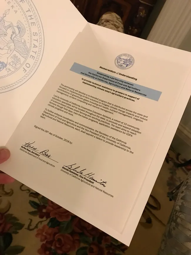 Memorandum of Understanding.