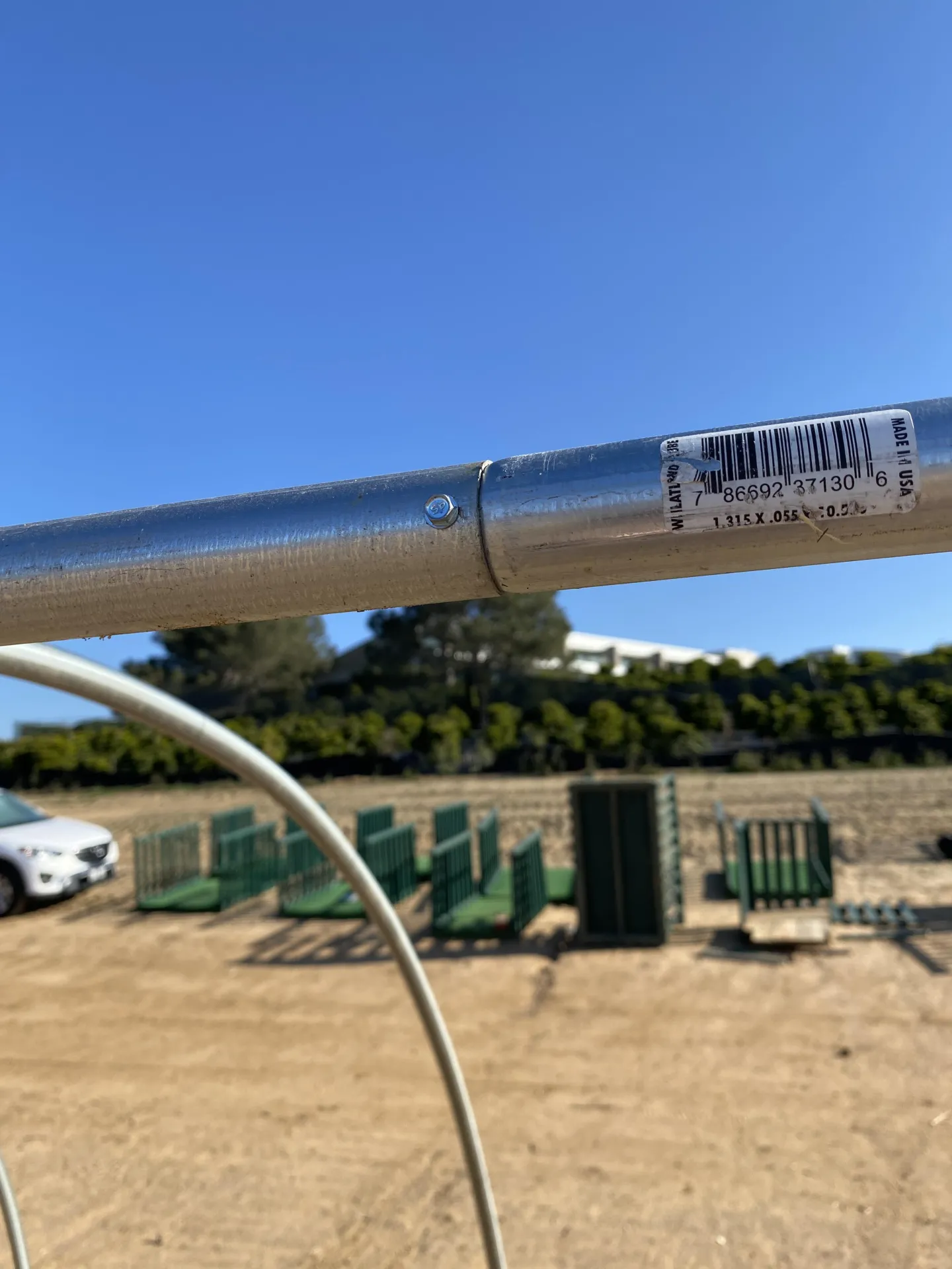 Figure 3. The self-tapping screw should be installed on the side of the ridgepole, not on the top.