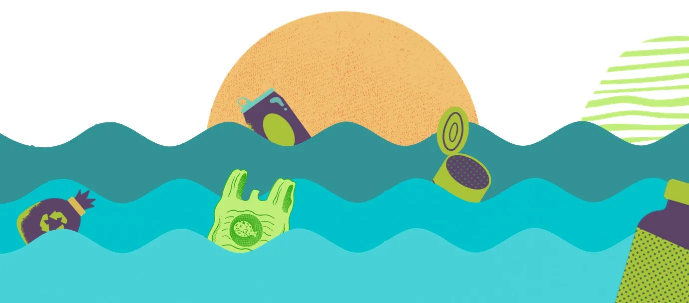 Ocean Water with different pollutants