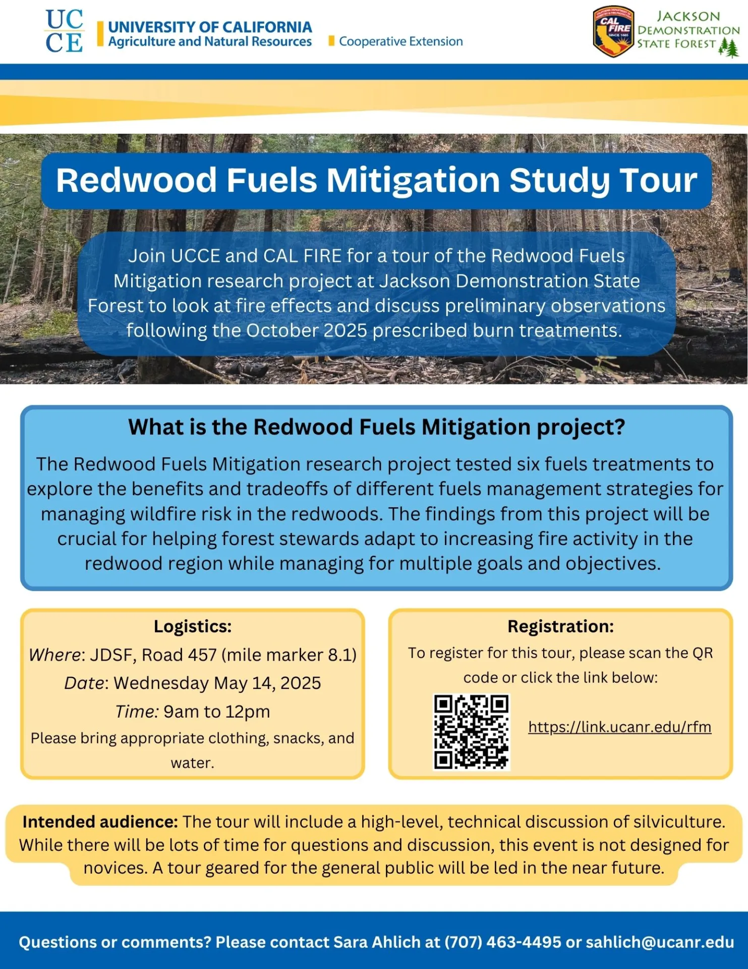 Flyer for Professional Tour of JDSF