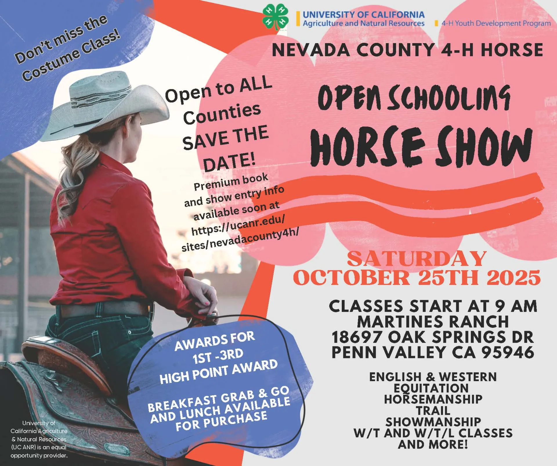 Nevada County 4-H Countywide Horse Show