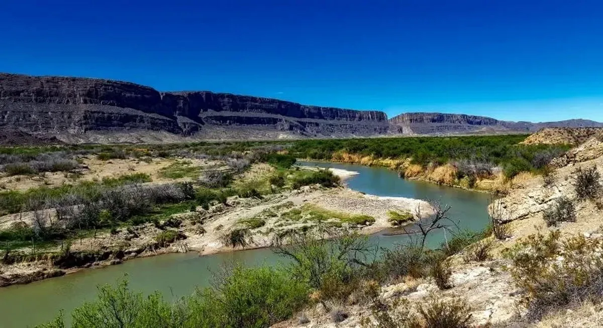Foto panoramica del Rio Grande