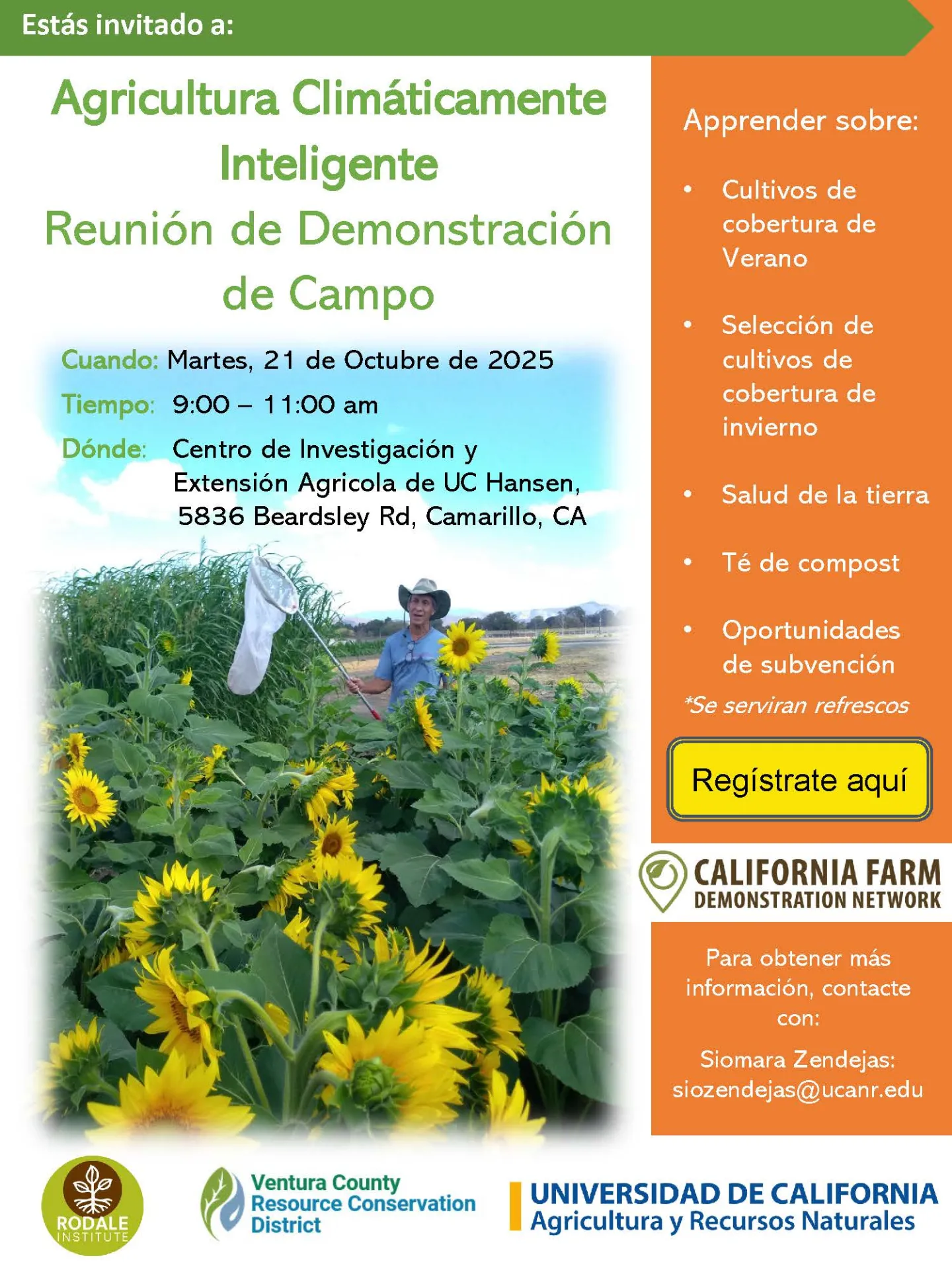 Agricultura Climáticamente Inteligente Reunión de Demonstración de Campo