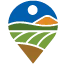 IGIS icon showing a map symbol and agriculture