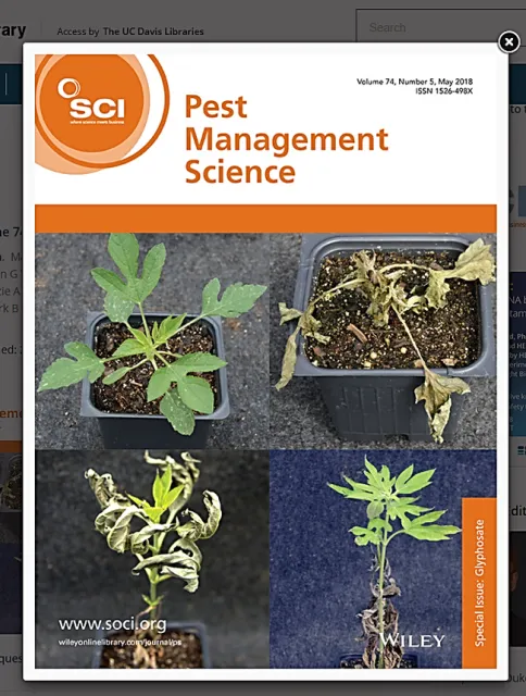 Vol 74 Pest Manage Sci
