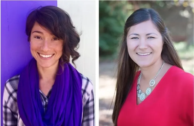 Melanie Colvin (izquierda) y Maci Mueller