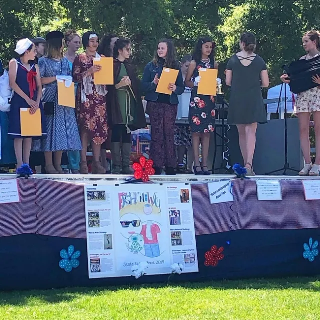 In the afternoon, it was time to walk the runway and show off my outfit. Afterwards we received our awards for State Fashion Revue.
