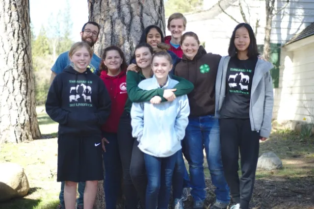 Casey and Raedyn (center) with the Bay/Coast Youth Summit planning team.