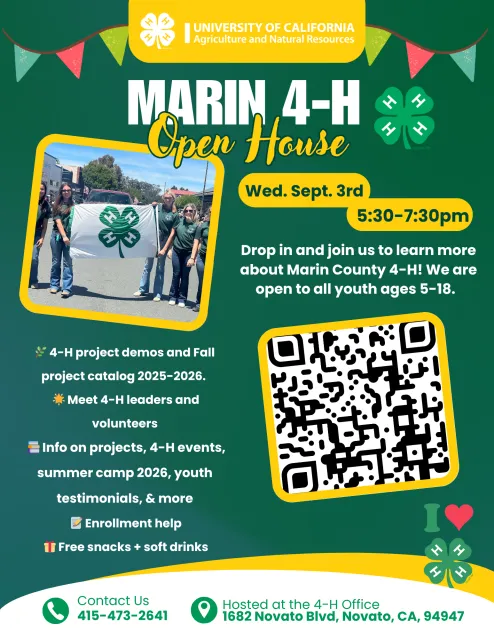 Marin 4-H Open House