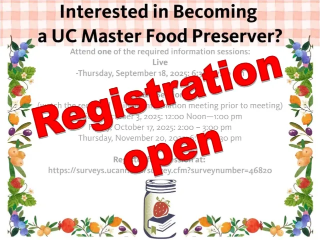 Registration open