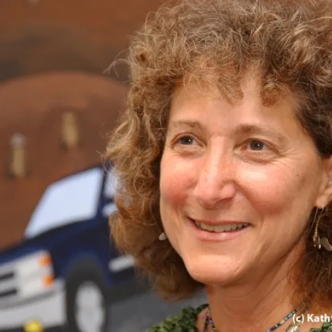 Diane Ullman, entomologist, artist and administrator. (Photo by Kathy Keatley Garvey)