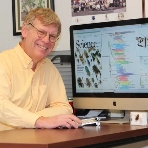 Karl Kjer, newly appointed Schlinger Chair of Systematic Entomology in the UC Davis Department of Entomology and Nematology, will deliver a Premier Presentation at the ESA meeting. (Photo by Kathy Keatley Garvey)