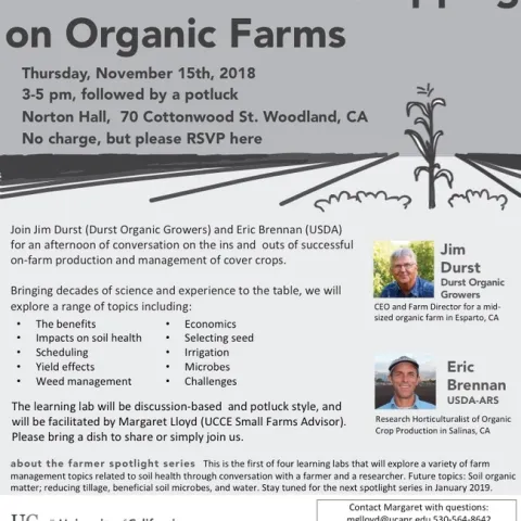 Successful Cover Cropping on Organic Farms