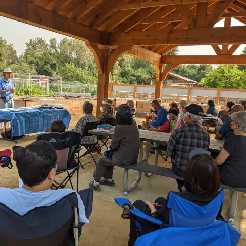 Sustainable gardening class at McClellan Ranch Preserve