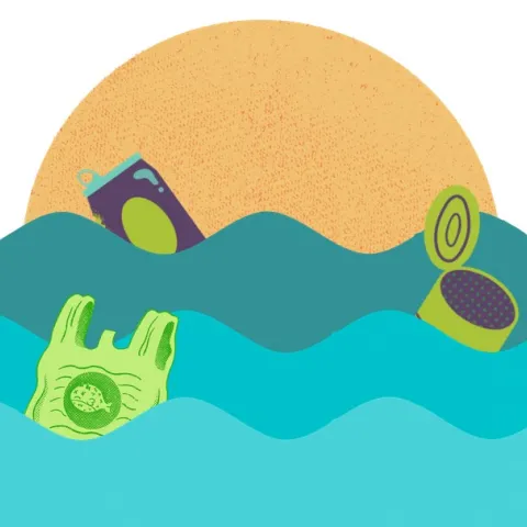 Ocean Water with different pollutants