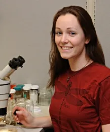 Danielle Wishon (Photo by Kathy Keatley Garvey)