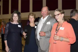 Members of the community posed for a picture