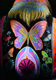 A view from the back of