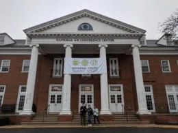 Outside the National 4-H Youth Conference Center