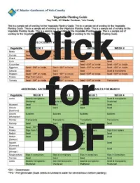 Thumbnail to click to go to a PDF of Peg's Vegetable Guide.