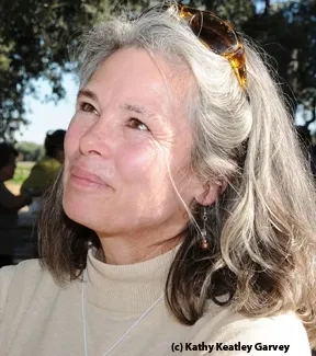 Kathy Kellison. (Photo by Kathy Keatley Garvey)