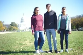 Fiona Reyes, Santi Piva, and Nikitha Fernandes