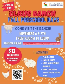 Elkus Preschool Days 2025