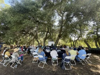 Image of a field day on an organic agave farm