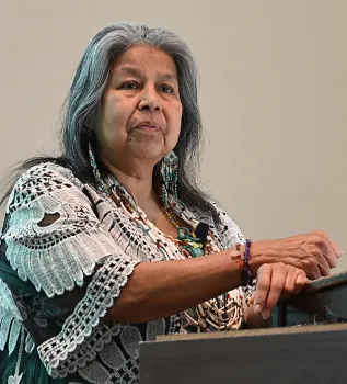 Wintun/Maidu Cultural Practitioner Diana Almendariz.