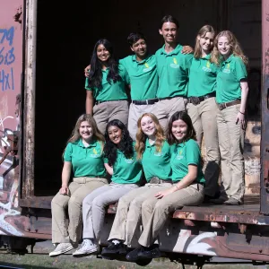 4H Young Ambasaddor Leaders smiling 